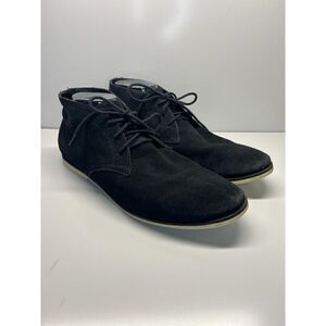 Zara Man Men Blue Suede Leather Ankle Chukka Boots Size 10 US ( EU 43) (L14)